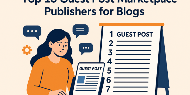 Top 10 Guest Post Marketplace Publishers to Monetize Your Blog 